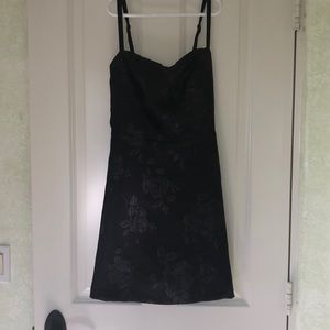 Black midi dress